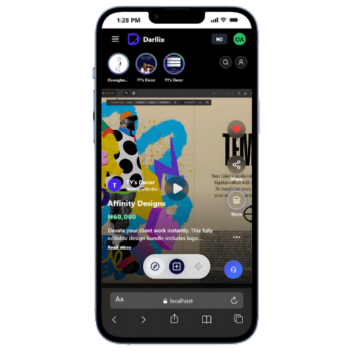 App mockup